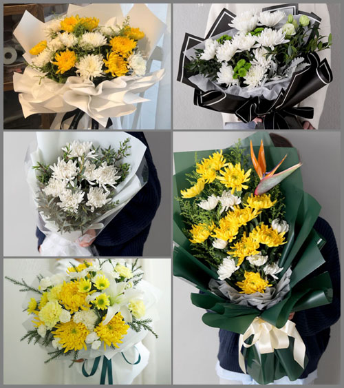 广东湛江市吴川市吴阳镇那蒙村白事花束代送